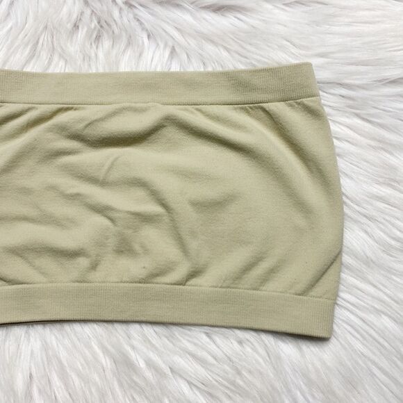 Strapless Bandeau Cream Tan One Size Fits Most - Picture 3 of 4